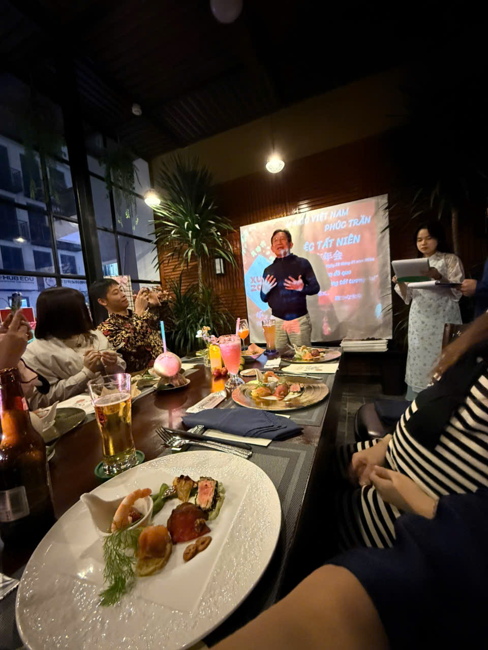 楠田社長の発表